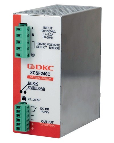 Источник питания однофазный, 240Вт, 5А, 48В (XCSF240DP). Источник питания OPTIMAL POWER однофазный, с ORing диодом. ДКС в Абакане