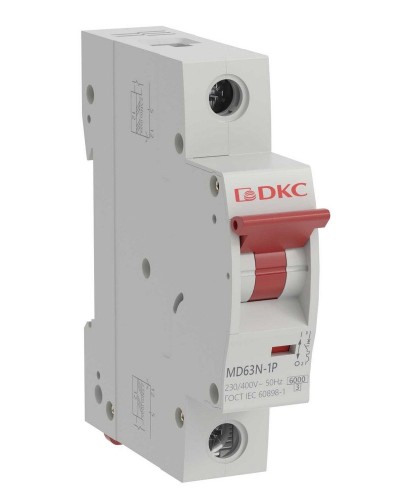 YON max MD63N 1P 10А 6кА C (MD63N-1PC10). Автоматический выключатель. ДКС в Абакане