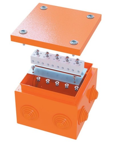 Коробка FS 150х150х80 5P (FSB30516): Коробка ответвительная огнестойкая стальная в Абакане