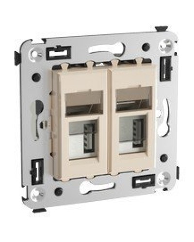 Розетка USB в стену Avanti ванильная дымка (4405543). Розетка USB. ДКС в Абакане