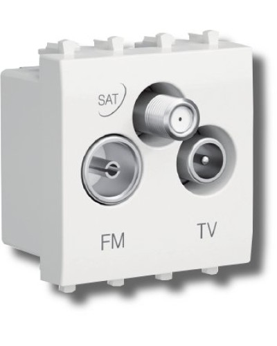 Розетка TV-FM-SAT Avanti 1 модуль ванильная дымка (4405532): Розетка TV-FM-SAT в Абакане
