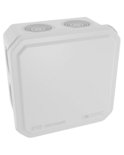 Коробка ответвительная с кабельными вводами IP55, 100х100х50 (53800). Коробка ответвительная. ДКС в Абакане