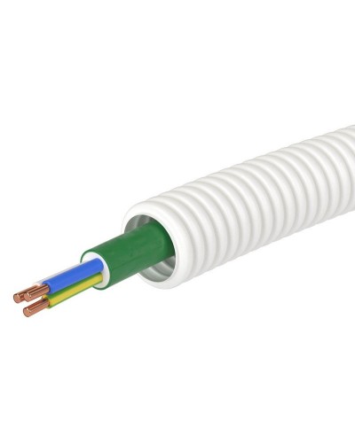 Труба ПЛЛ D20 + ППГнг(А)-HF 3х1,5 (ГОСТ+) (8L82050HF). Гофрошланг с кабелем. ДКС в Абакане