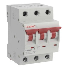 YON max MD63N 3P 10А 6кА C (MD63N-3PC10). Автоматический выключатель. ДКС