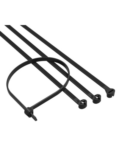 Хомут 2,5x200 P6.6, черный (100шт) (21307SR): Хомут с двойным замком в Абакане
