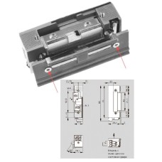 Basic 448 RR Easy Adapt Lucky 12 - 24 V AC/DC. Защелка электромеханическая. dormakaba