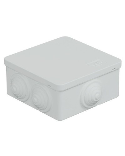 Коробка JBS101 100х100х55, 6 вых., IP55, белая (44037W-1). Коробка монтажная. Экопласт в Абакане
