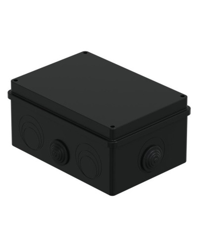 Коробка JBS210 210х150х100, 8 вых., IP55, черная (44016BL-1). Коробка монтажная. Экопласт в Абакане