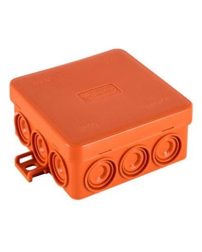 Коробка JBL085 85х85х38, 12 вых., 4P (0,15...6мм²) (43755HF): Коробка монтажная, огнестойкая, без галогена в Абакане