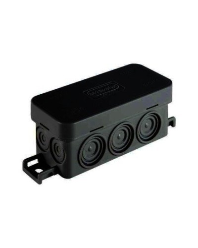 Коробка JBL090 90х42х40, 10 вых., IP55, черная (44055BL-1). Коробка монтажная. Экопласт в Абакане