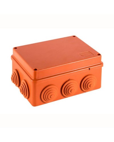 Коробка JBS150 150х110х70, 10 вых., 10P (0,15...2,5мм²) (43089HF). Коробка монтажная, огнестойкая, без галогена. Экопласт в Абакане