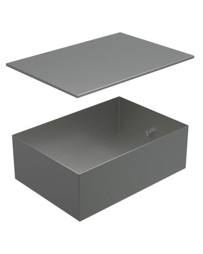 Коробка металлическая с крышкой для заливки в пол BOX/8-12 (70181): Коробка металлическая с крышкой для заливки в пол 309х217х105мм, для люков 70083, 70012 в Абакане