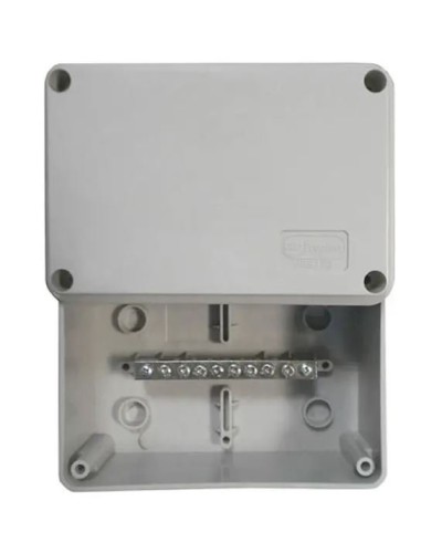 Коробка (КУП) JBS080 85х85х40, 6 вых, IP44 (44046KP): Коробка уравнивания потенциалов (КУП), 6х9мм, 8 зажимов в Абакане