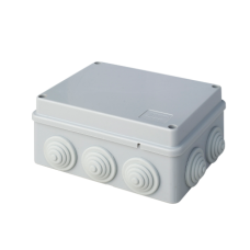 Коробка JBS150 150х110х70, 10 вых., IP55, серая (44009). Коробка монтажная. Экопласт