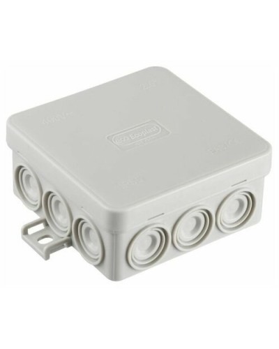 Коробка JBL085 85х85х38, 12 вых., 8P (0,15...2,5мм²) серая (43355HF-GR). Коробка монтажная, огнестойкая, без галогена. Экопласт в Абакане