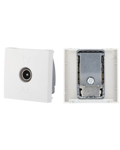 Розетка TV оконечная, белый LK45 (852104). Розетка TV. Экопласт в Абакане