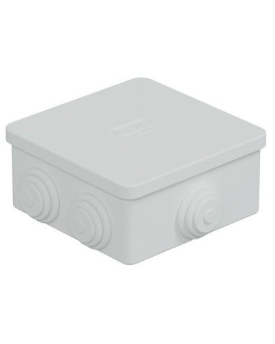 Коробка JBS080 85х85х40, 6 вых, IP44, белая (44006W-1). Коробка монтажная. Экопласт в Абакане