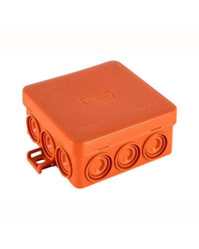 Коробка JBL085 85х85х38, 12 вых., 4P (0,15-4мм²) (43555HF): Коробка монтажная, огнестойкая, без галогена в Абакане