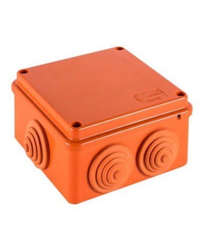Коробка JBS100 100х100х55, 6 вых., 5P (1,5-10мм²) (43357HF): Коробка монтажная, огнестойкая, без галогена в Абакане