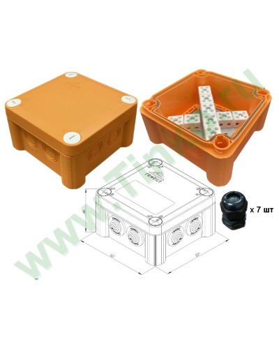 КМ-О-1212(П)(18к)-IP66(П6-12): Коробка монтажная огнестойкая в Абакане