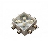 КМ-О (12к*10,0)-IP66-120х120, четыре ввода: Коробка монтажная огнестойкая