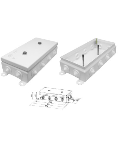 КМ IP55-1224. Коробка монтажная электротехническая. Гефест в Абакане