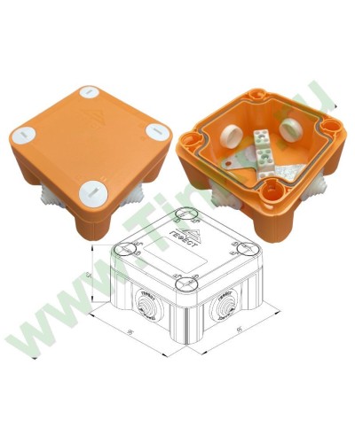 КМ-О-1010(П)(8к)-IP55: Коробка монтажная огнестойкая в Абакане