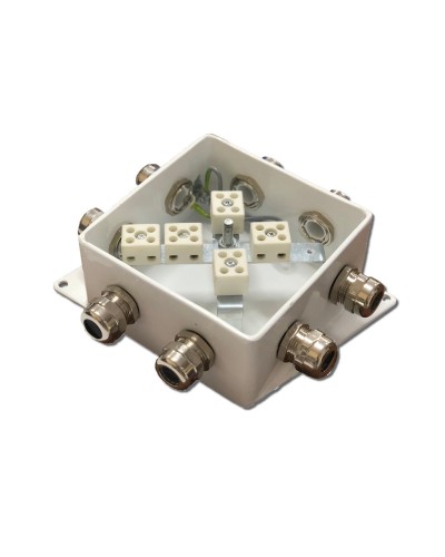 КМ-О (10к*6,0)-IP66-120х120, четыре ввода. Коробка монтажная огнестойкая. Гефест в Абакане