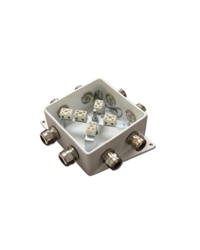 КМ-О (10к)-IP66-120х120, пять вводов: Коробка монтажная огнестойкая в Абакане
