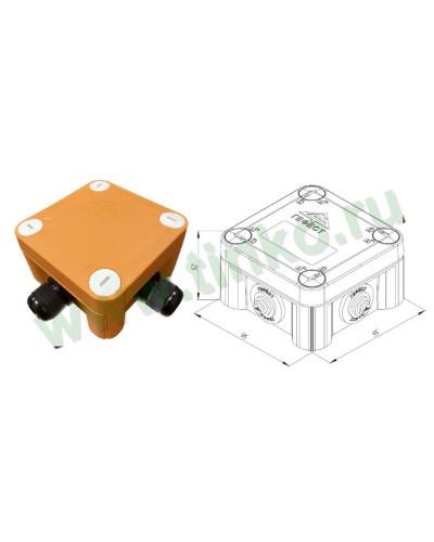КМ-О-1010(П)(8к)-IP66(П6-12): Коробка монтажная огнестойкая в Абакане