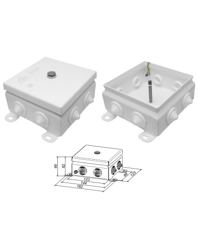 КМ IP55-1212. Коробка монтажная электротехническая. Гефест в Абакане