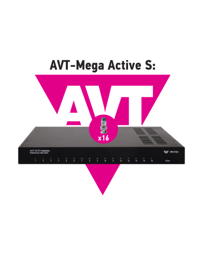 AVT-Mega Active S. 16-ти канальный комплект для передачи AHD/CVI/TVI 5Mp/4Mp/1080p. Инфотех в Абакане