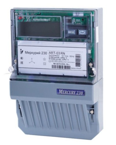Меркурий 230 ART-01 PQRSIN 3ф 5-60А 1.0/2.0 класс точности, многотарифный (М0000051910). Счетчик электроэнергии. Инкотекс в Абакане