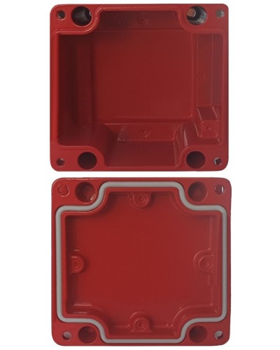 МКС Мороз, глухая, IP66/IP68, красный. Коробка коммутационная металлическая. Магнито-Контакт в Абакане