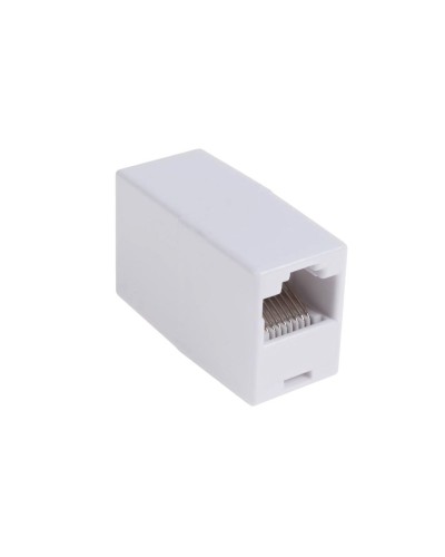 RJ-45 (розетка)-RJ-45 (розетка) (белый): Разъем распределительный в Абакане