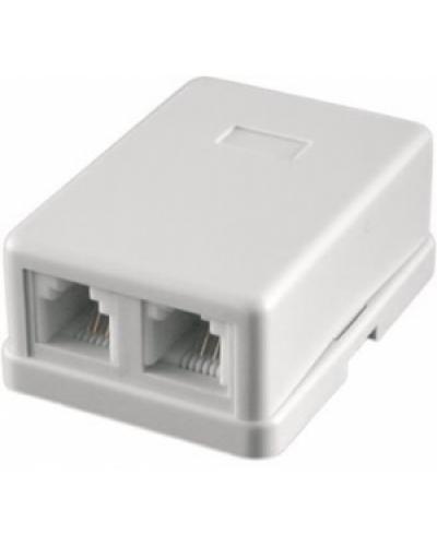 STK-RJ-45(8P8C), CAT.6, 2 выхода, Dual IDC компьютерная розетка: Розетка компьютерная 2 выхода в Абакане