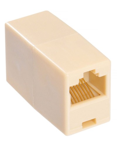 RJ-45 (розетка)-RJ-45 (розетка) (бежевый): Разъем распределительный в Абакане
