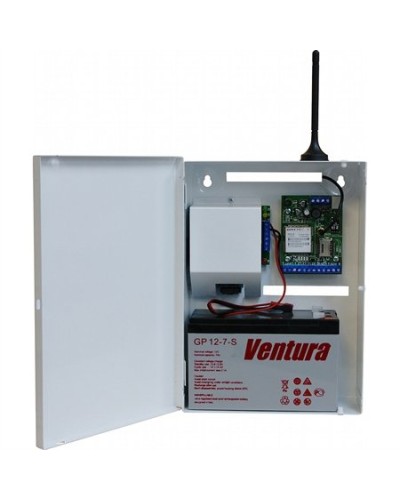 SR103-2GSM-SBK25-W Ретро (SR103-2GSM BK-7W) под АКБ 7Ач, цвет белый. Конвертор протоколов. Проксима в Абакане