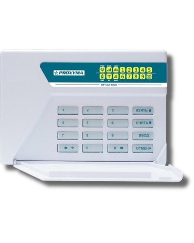 W500BL Optima. Объектовый прибор с встроенными GSM, РПП БРИЗ и Ладога-РК и проводными шлейфами. Проксима в Абакане