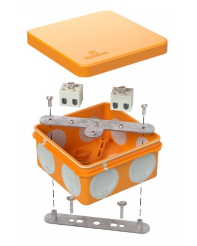 Коробка огнестойкая 80х80х40 (60-0210-FR2.5-4). Коробка огнестойкая для открытой установки. Промрукав в Абакане
