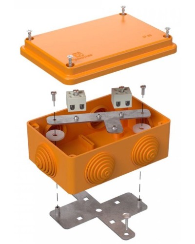 Коробка огнестойкая 120х80х50 (40-0340-FR1.5-4). Коробка огнестойкая для открытой установки. Промрукав в Абакане