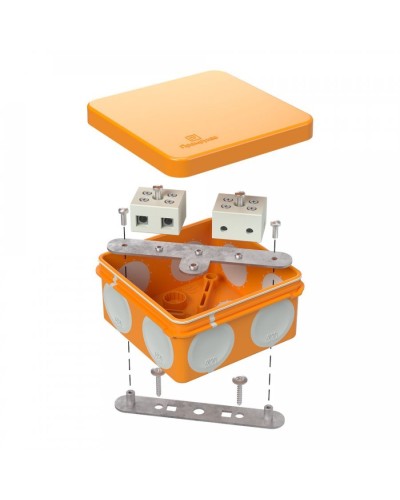 Коробка огнестойкая 80х80х40 (60-0210-FR10.0-4). Коробка огнестойкая для открытой установки. Промрукав в Абакане