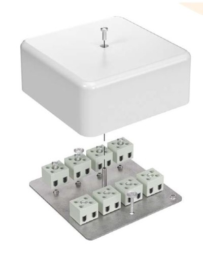 Коробка огнестойкая 103х103х45 для кабель-канала (40-0470-FR6.0-6). Коробка огнестойкая для кабель-канала. Промрукав в Абакане