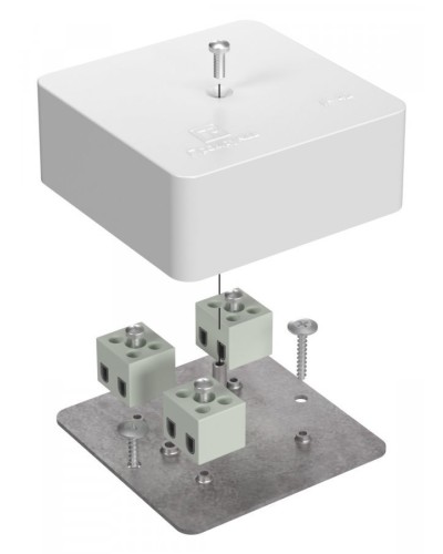 Коробка огнестойкая 75х75х30 (40-0450-FR2.5-6). Коробка огнестойкая для открытой установки. Промрукав в Абакане