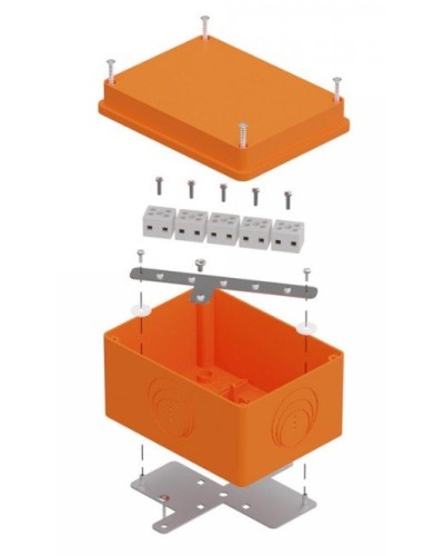 Коробка огнестойкая 150х110х90 E15-E120 для о/п (40-0351-FR6.0-10). Коробка огнестойкая для открытой установки. Промрукав в Абакане