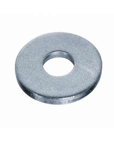 Шайба с широкими полями (кузовная) оцинкованная M10 (DIN 9021) (100 шт) (PR08.2379). Шайба с широкими полями. Промрукав в Абакане