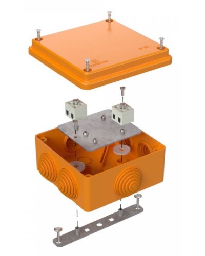 Коробка огнестойкая 100х100х50 (40-0300-FR6.0-4). Коробка огнестойкая для открытой установки. Промрукав в Абакане