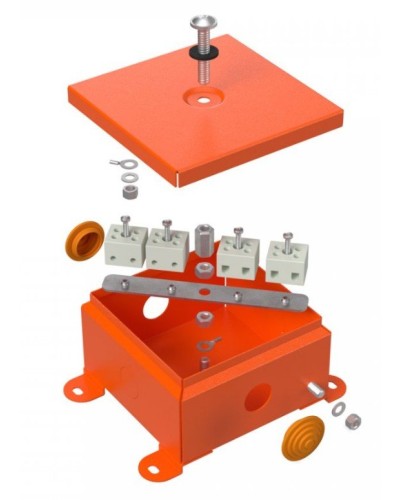 Коробка металлическая огнестойкая 110х110х65 (70-0360-FR2.5-4). Коробка металлическая огнестойкая. Промрукав в Абакане