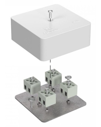 Коробка огнестойкая 75х75х30 (40-0450-FR2.5-8). Коробка огнестойкая для открытой установки. Промрукав в Абакане
