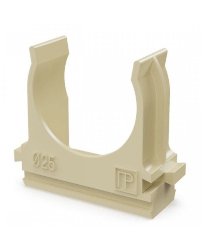 Крепёж-клипса для труб АБС-пластик сосна D25 (100 шт) (PR13.0050). Крепление для труб ПВХ. Промрукав в Абакане